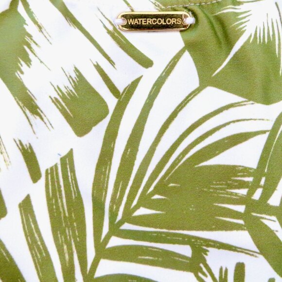 NEW! Kenny Flowers The Bali Sporty Bikini Bottom Tropical Green SZ M - Picture 6 of 7